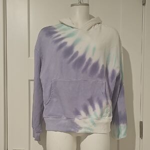 Wildfox Tie Dye Cropped Hoodie